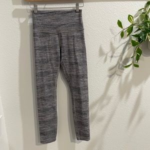Lululemon heather gray high rise leggings size 4